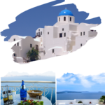 Blue and White Photo Collage Travel Instagram Post-9